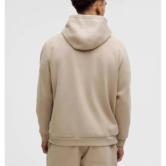 NEW LULULEMON men's steady state pullover hoodie in sheer oak